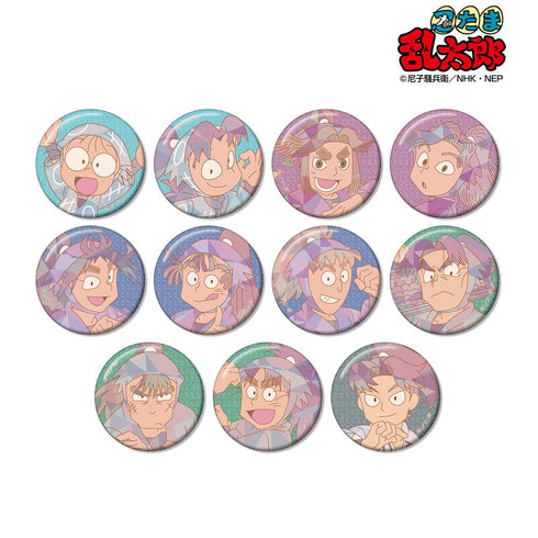 『忍たま乱太郎』トレーディング プリズムパターン グリッター缶バッジ ver.A(単位/BOX)